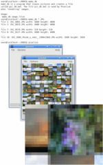 Create an image consisting of many small images