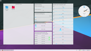 plasma-desktop with some widgets