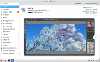 Discover software management suite - Snap backend