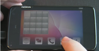 User interface for phones, based on Plasma technologies