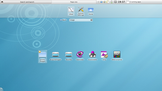 KDE Plasma workspace for netbook computers