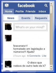 Plasma Widget for Facebook Updates