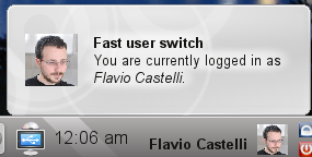 Fast user switch plasmoid for switching between sessions in KDE