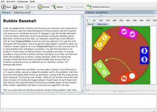 Bubble Baseball exercise