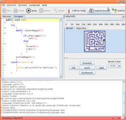 a maze exercise
