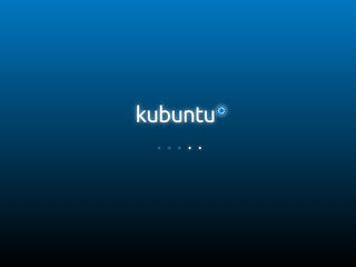 graphical boot animation and logger - kubuntu-logo theme