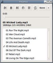 extremely lightweight GTK-based audio player