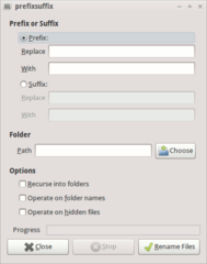 gui application that renames batches of files