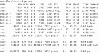 /proc file system utilities