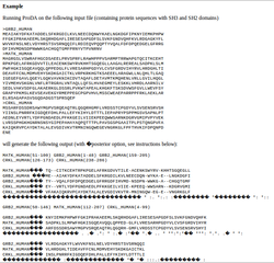multiple alignment of protein sequences