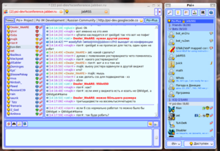 Qt-based XMPP client (WebKit version)