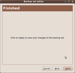 user friendly file backup tool for GNOME