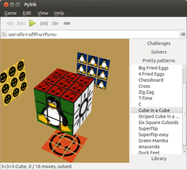 Rubik's cube game