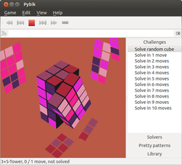 Rubik's cube game