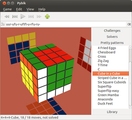 Rubik's cube game