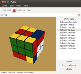 Rubik's cube game