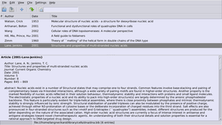 tool for manipulating bibliographic databases