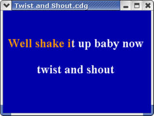 free CDG/MIDI/MPEG karaoke player