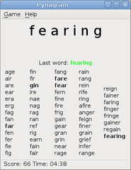 anagram word game