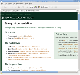 Django v1.2 documentation