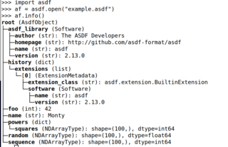 Python 3 library for the Advanced Scientific Data Format