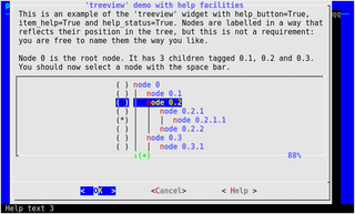 treeview widget