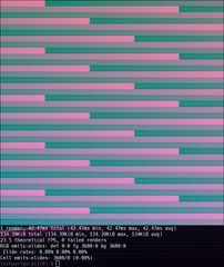 notcurses-pydemo in an 80x45 xfce4-terminal