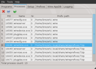 Qt GUI for WINE
