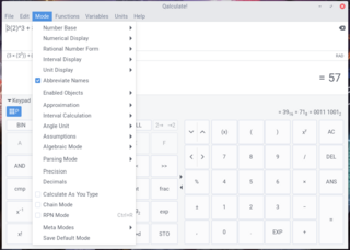 Powerful and easy to use desktop calculator - GTK+ version