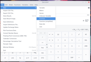 Powerful and easy to use desktop calculator - GTK+ version