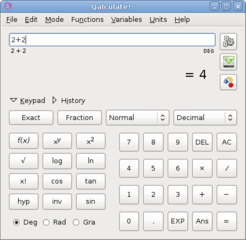 Powerful and easy to use desktop calculator - GTK+ version