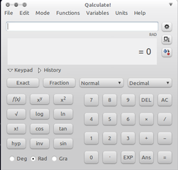 Powerful and easy to use desktop calculator - GTK+ version