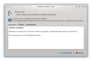 tool for installing deb files