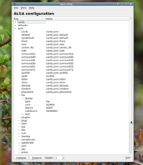 ALSA configuration browser