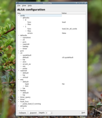 ALSA configuration browser