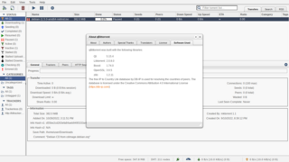 bittorrent client based on libtorrent-rasterbar (without X support)