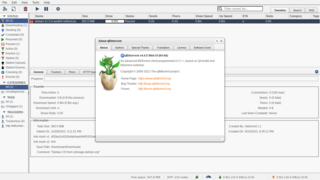 bittorrent client based on libtorrent-rasterbar (without X support)