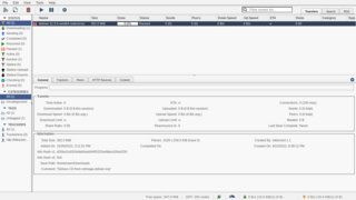 bittorrent client based on libtorrent-rasterbar (without X support)