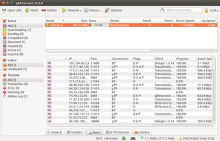 bittorrent client based on libtorrent-rasterbar with a Qt5 GUI