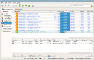 qbittorrent 3.3.7 on Debian9 stable