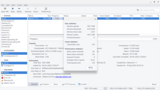 bittorrent client based on libtorrent-rasterbar with a Qt5 GUI