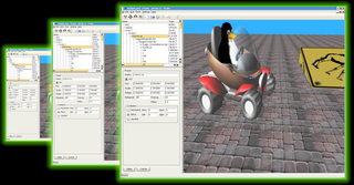 programming environment and scene editor for 3D games