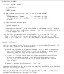 nice configure script for qmake-based projects