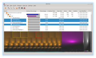 QDirStat main window