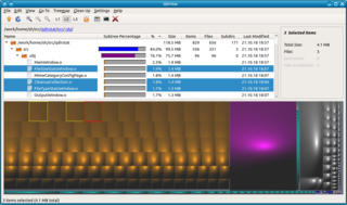 QDirStat main window