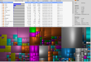 Qt-based directory statistics