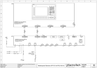 Industrial operator panel