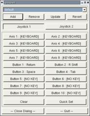 map gamepad/joystick events to mouse/keyboard event