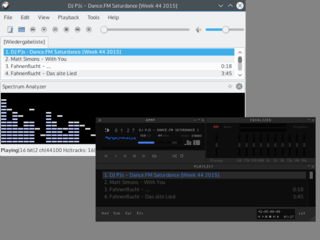 native qt and winamp 2.x interface