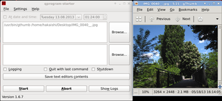 opening a file with a program